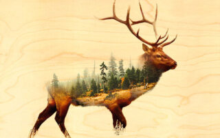 Ma petite carte en bois personnalisée A6