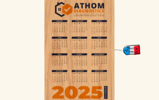 calendrier en bois personnalisable pour entreprise